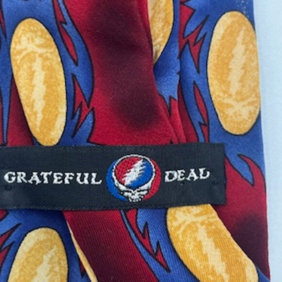 Grateful Dead Necktie‎ Stealie Second Set Silk Tie USA Made - Picture 3 of 8